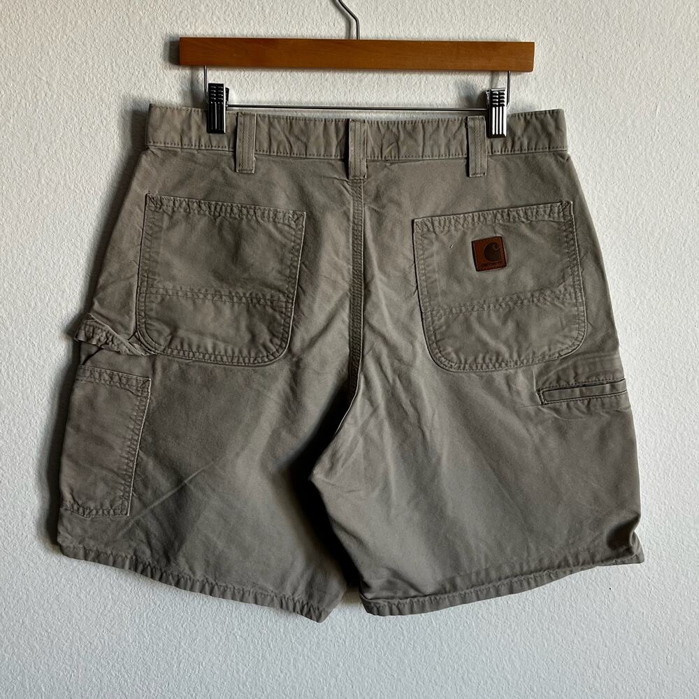 Carhartt B144 TAN brown work wear carpenter shorts